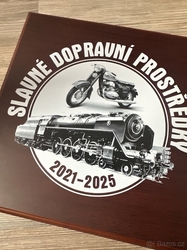 Krabička Etue pro sérii Slavné dopravní prostředky ČNB  Krabička Etue pro sérii Slavné dopravní prostředky ČNB
