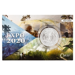 Stříbrná uncová investiční mince Český lev 2021 EXPO číslováno Stříbrná uncová investiční mince Český lev 2021 EXPO číslováno