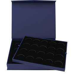 Modrá etue pro investiční stříbrné mince Wiener Philharmoniker 40x 1oz  Modrá etue pro investiční stříbrné mince Wiener Philharmoniker 40x 1oz