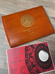 1oz investiční stříbrná mince Lunarní serie 3 Rok Buvola 2021