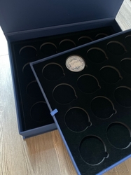 Modrá etue pro investiční stříbrné mince Wiener Philharmoniker 40x 1oz 