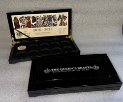 Etue The Queen´s Beasts - pro stříbrné mince 10x 2oz s kartou