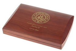 Dřevěná etue pro Lunární kalendář serie III  stříbrné mince 12x 1/2oz 