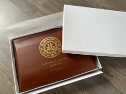 Sada čtyř stříbrných mincí 1/2oz Perth Mint Lunarní kalendář Série III v etui s kartou mincí 