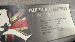 Lakovaná etue Hudební legendy The Music Legends od Royal Mint