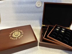 Krabička Etue Český lev pro zlaté mince 