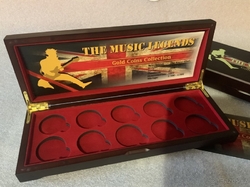 Lakovaná etue Hudební legendy The Music Legends od Royal Mint - kopie
