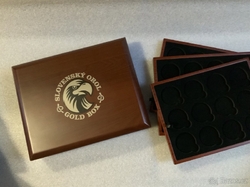 Krabička Etue Slovenský orel pro zlaté mince  1/25oz, 1/4oz, 1/2oz, 1oz