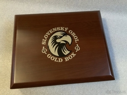 Krabička Etue Slovenský orel pro zlaté mince  1/25oz, 1/4oz, 1/2oz, 1oz