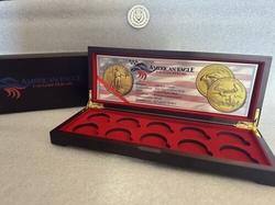Etue American Eagle Gold Dollars  - pro zlaté mince 10x 1oz s kartou