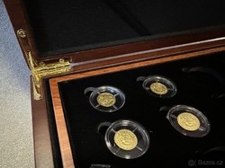 Krabička Etue Slovenský orel pro zlaté mince  1/25oz, 1/4oz, 1/2oz, 1oz