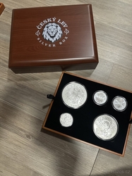 Malé plato na stříbrné mince Český lev 1, 2, 5, 10 oz