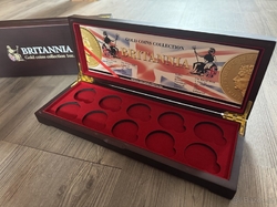 Dřevěná etue Britannia pro 1oz zlaté mince 