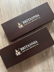 Dřevěná etue Britannia pro 1oz zlaté mince 