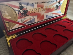 Dřevěná etue Britannia pro 1oz zlaté mince 