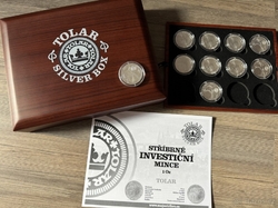 Krabička Etue TOLAR pro stříbrné mince  1oz