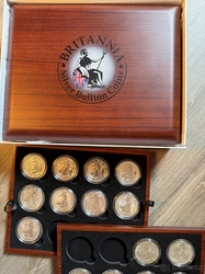 Krabička Etue Britannia pro stříbrné mince 1oz