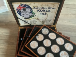 Etue pro stříbrné mince Koala 1oz s kartou  Etue pro stříbrné mince Koala 1oz s kartou