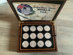 Etue pro stříbrné mince Koala 1oz s kartou 