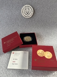 Zlatá mince Roger Federer 50CHF Swissmint 2020 Zlatá mince Roger Federer 50CHF Swissmint 2020