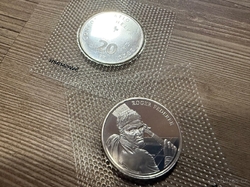 Stříbrná pamětní mince Roger Federer 20CHF 2020