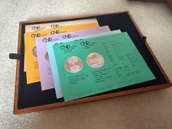 Etue pro stříbrné mince ČNB 