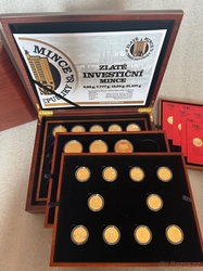 Etue pro zlaté mince ČNB 