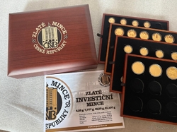 Etue pro zlaté mince ČNB 