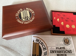 Etue pro zlaté mince ČNB 