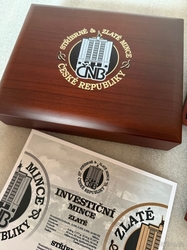 Společná etue pro zlaté a stříbrné mince ČNB 