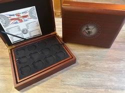 Krabička Etue Britannia Coronation pro stříbrné mince 1oz 