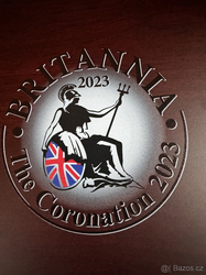 Krabička Etue Britannia Coronation pro stříbrné mince 1oz 