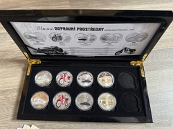 Etue Slavné dopravní prostředky 2021 - 2025 pro 10 mincí