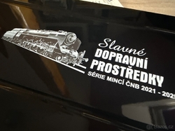 Etue Slavné dopravní prostředky 2021 - 2025 pro 10 mincí