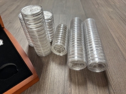 Sada sedmi stříbrných mincí 1/2oz Perth Mint Lunarní kalendář Série III v etui s kartou mincí 