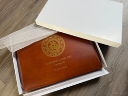 Sada sedmi stříbrných mincí 1/2oz Perth Mint Lunarní kalendář Série III v etui s kartou mincí 