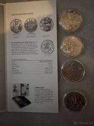 3x 1oz investiční stříbrná mince 825 let Vídeňské mincovny