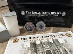 Stříbrná mince 2 Oz The Tudor Beasts Lion of England 2022