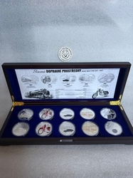 Etue Slavné dopravní prostředky 2021 - 2025 pro 10 mincí