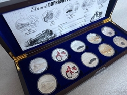 Etue Slavné dopravní prostředky 2021 - 2025 pro 10 mincí