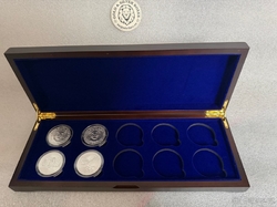 Univerzální etue pro stříbrné mince 10x 1oz 45mm 