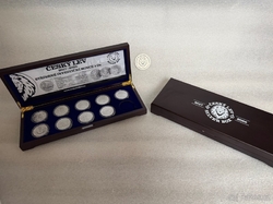 Krabička Etue Český lev 2017 - 2026 pro stříbrné mince  1oz 