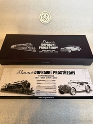 Etue Slavné dopravní prostředky pro obě serie 2021 - 2030