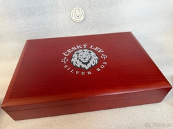 Velká etue pro stříbrné mince Český lev 