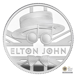 1oz investiční stříbrná mince Elton John Music Legends Royal Mint 1oz investiční stříbrná mince Elton John Music Legends Royal Mint