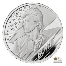 1oz investiční stříbrná mince David Bowie Music Legends Royal Mint 1oz investiční stříbrná mince David Bowie Music Legends Royal Mint
