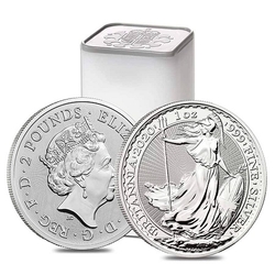 1oz investiční stříbrná mince Britannia 2023 Elizabeth II