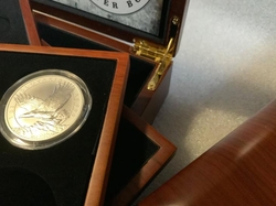 Krabička Etue Slovenský orel pro stříbrné mince  1oz a 2oz - kopie