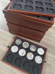 Malé plato na stříbrné mince 12x 1oz