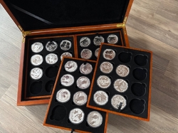 Univerzální etue pro stříbrné a zlaté mince velká